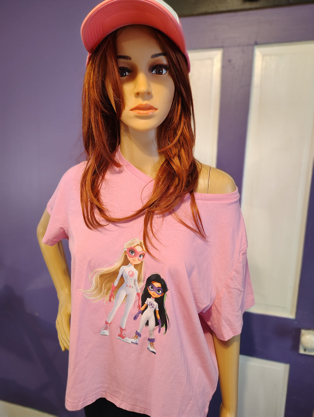 Bubble Girl and Pixie Stixx - Pink T Shirt